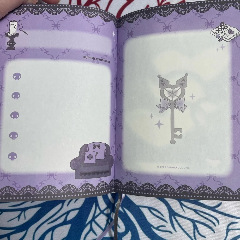 Sanrio Lolita Kuromi A6 Planner - Purple and Black